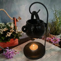 Hanging Cauldron Wax Burner Witch Caldron Pot Candle Holder Witchcraft Supplies Essential Oil Incense Aroma Diffuser Home Decor Oasis Select Default Title