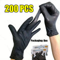 Disposable Nitrile Waterproof Gloves Dish Washing Kitchen Household Gloves Dog Wash Cleaning Glove for Food Working Latex Gloves Oasis Select 200 PCS XL-24x12cm