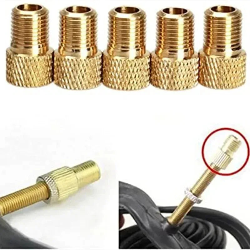 2/8/16Pcs Bicycle Valve Adapter Cap Presta To Schrader Adapter French Valve Bike Nozzle Inflator Nipple Mtb Bicycle Accessories Oasis Select