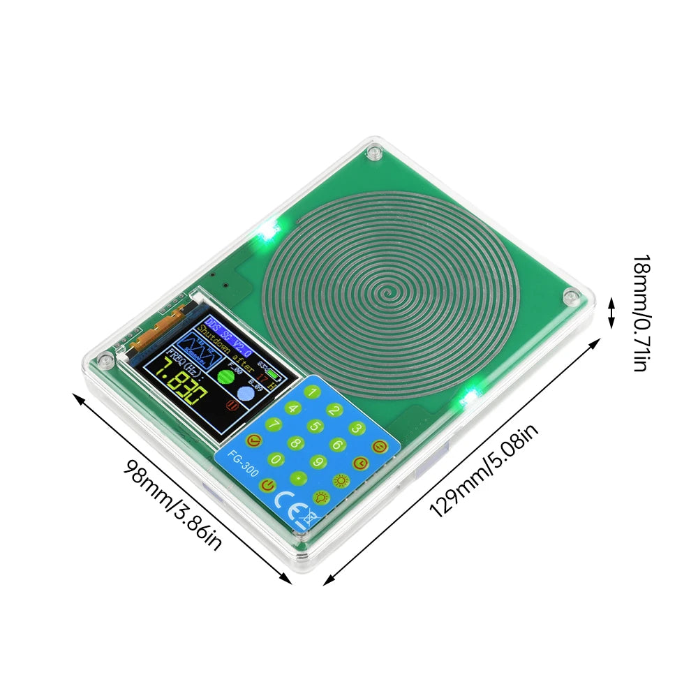 FG-300 DDS Function Signal Generator 0.001Hz-200KHz Signal Generator Adjustable Module Sine+Square+Triangle+Sawtooth Waveform ﻿ Oasis Select