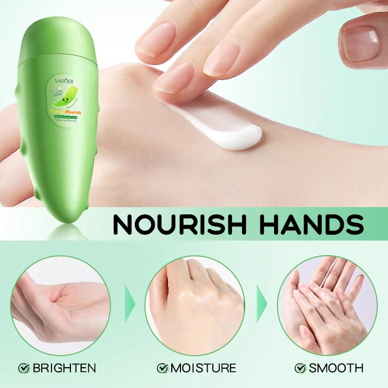 SADOER Fruit Hand Cream – Mango Peach Aloe Lemon 50g Moisturizing Hand Cream Oasis Select