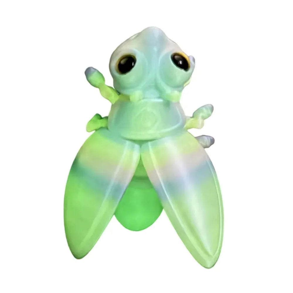 3D Printed Glow-in-the-Dark Firefly Figurine | Desk Decor