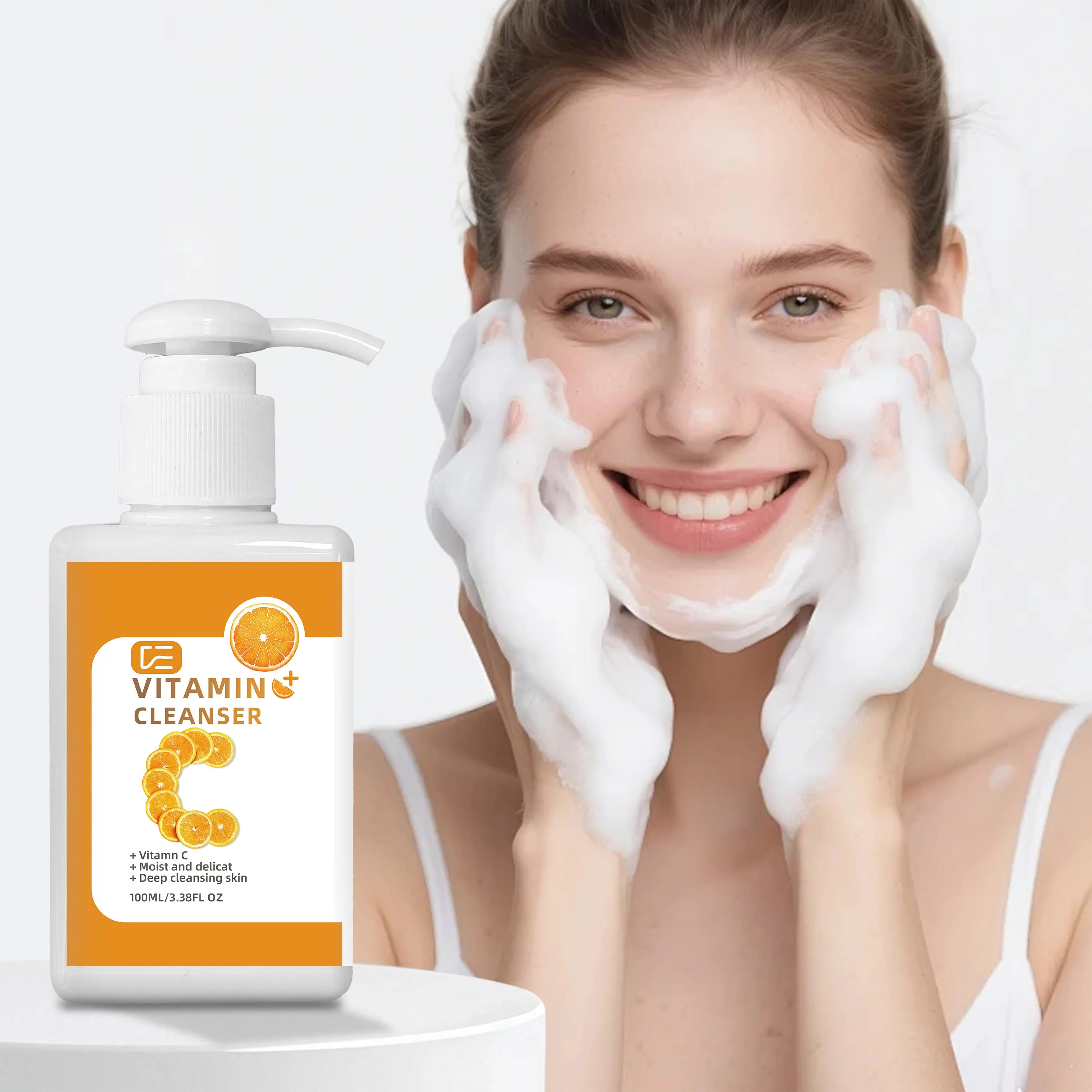 Vitamin C & Niacinamide Facial Cleanser – Brightening Face Wash