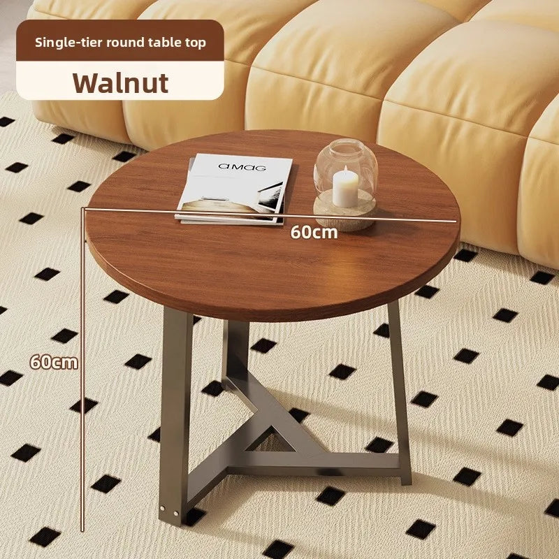 Multi-functional Coffee table Japanese creative annual ring small coffee table small apartment sofa side balcony tea table Oasis Select PM-GAO-60-60