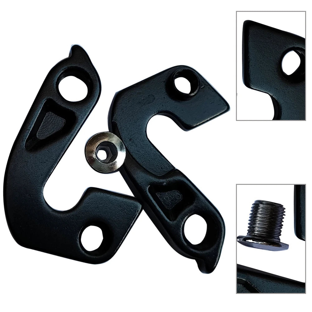 1pc Bicycle Tail Hook With Mounting Bolt Derailleur Gear Hanger Hook For M4 M5 Derailleur Hanger Aluminum Alloy Cycling Parts Oasis Select