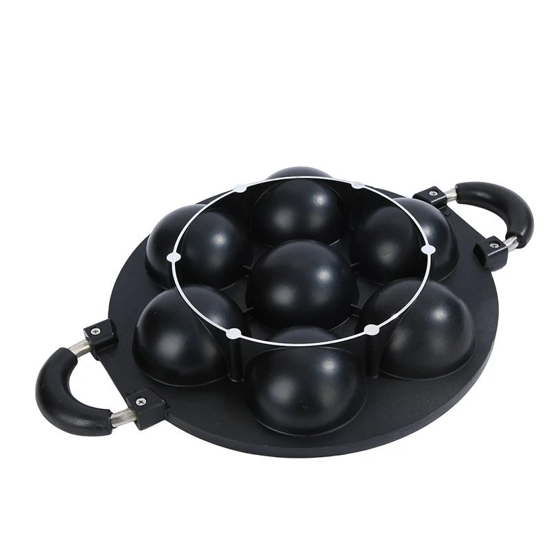 7-Hole Non-Stick Aluminum Cake & Egg Pan – Takoyaki Mold Non-Stick Cooking Pan Oasis Select
