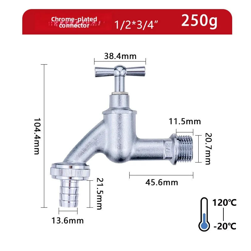 copper Slow Boiling Faucet, Male Thread Bronze Antique Brass with Handle, Faucet Petcock Tap Oasis Select DN15 A