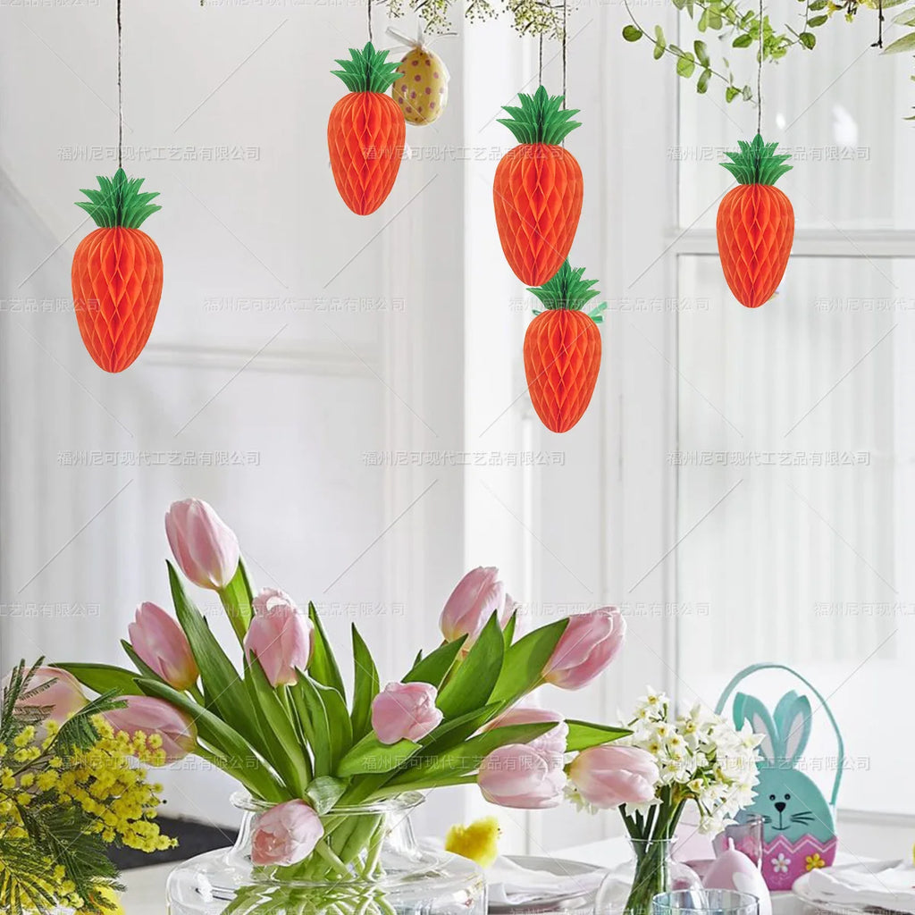 Carrot Hanging Ornaments Easter Themed Party Decorations Hanging Ornaments Kindergarten Classroom Atmosphere Decoration Supplies Oasis Select
