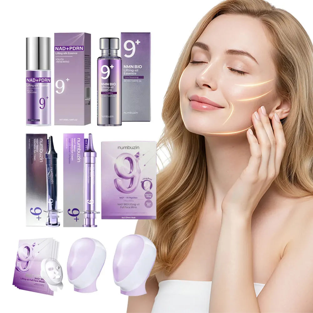 NAD+PDRN Liquid Ultrasonic Essence Eye Cream Face Cream Facial Mask Kit Anti Wrinkle Fade Fine Lines Skin Care Oasis Select