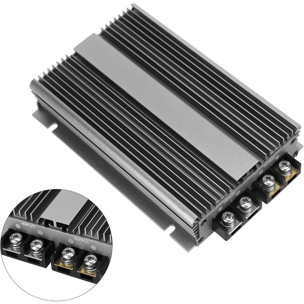 12V Step Up to 28V 36V 20A Step-Up Power Supply Converter Regulator for Car Waterproof Aluminum Power Supply Converter Oasis Select