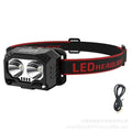 Smart Motion Sensor Headlamp Super Bright LED Headlight USB Rechargeable Head Lamp Emergency Head Flashlight Oasis Select 1 Pack Include USB Charger