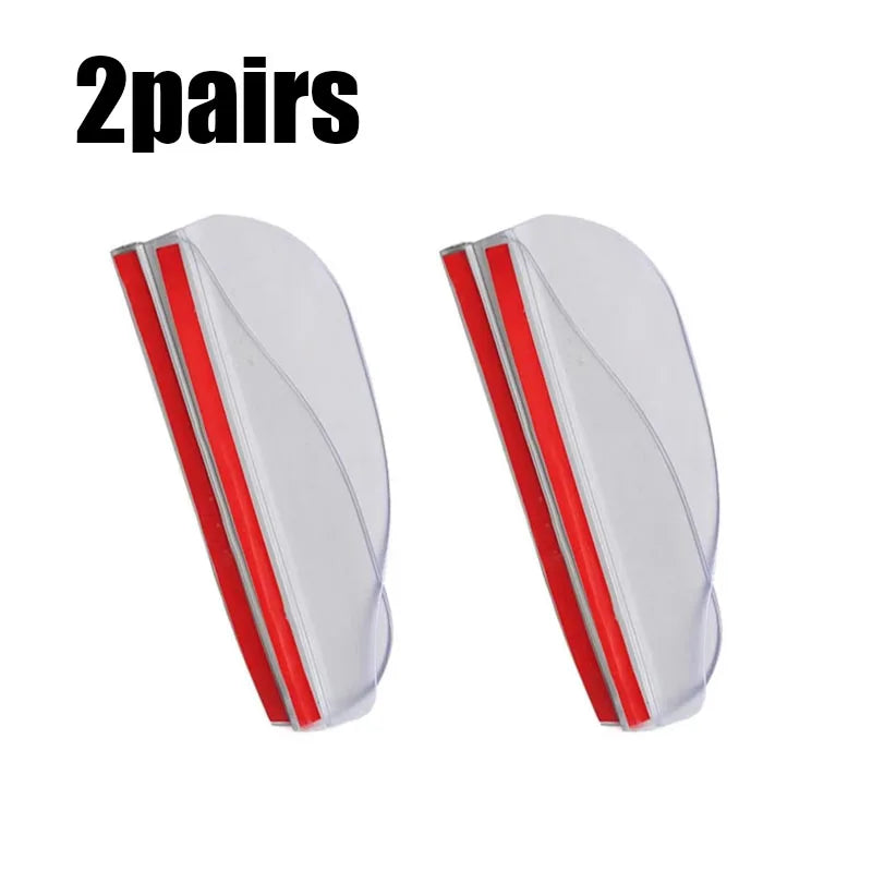 1/2/3/4pairs Car Rearview Mirror Rain Eyebrow Carbon Fiber Universal Car Rain Shield Reversing Mirror Rain Cover Car Accessorie Oasis Select 2pairs Transparent