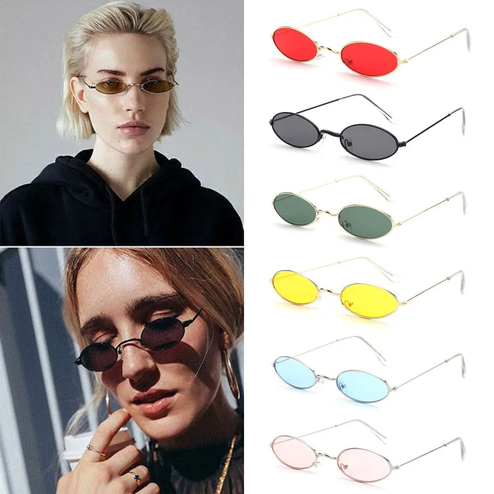 Retro Men and Women Accessories Eyeglasses Sun Glasses Vintage Shades Oval Sunglasses Oasis Select