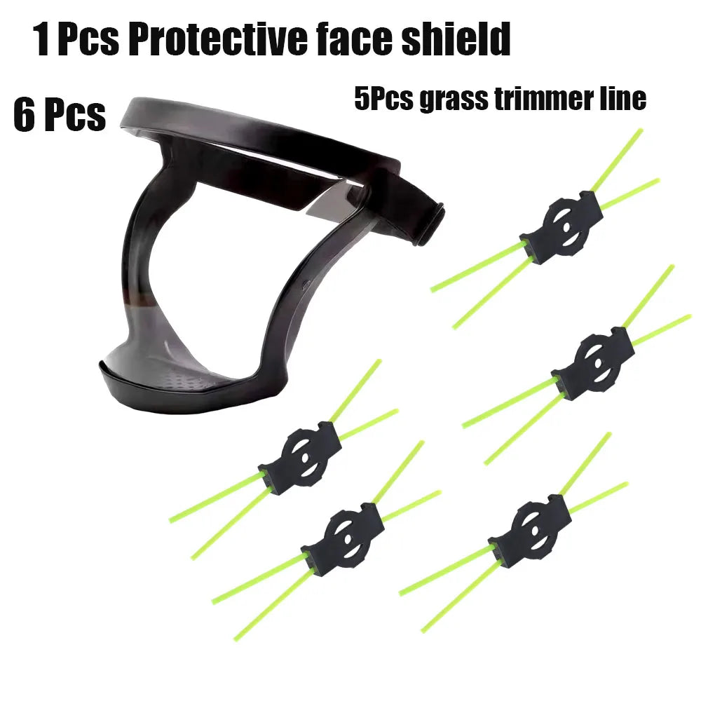 Full-Face Transparent Protection Mask with Adjustable Buckle - Reusable and Heat-Resistant Facial Shield for Safety in Work, Out Oasis Select 6 Pcs
