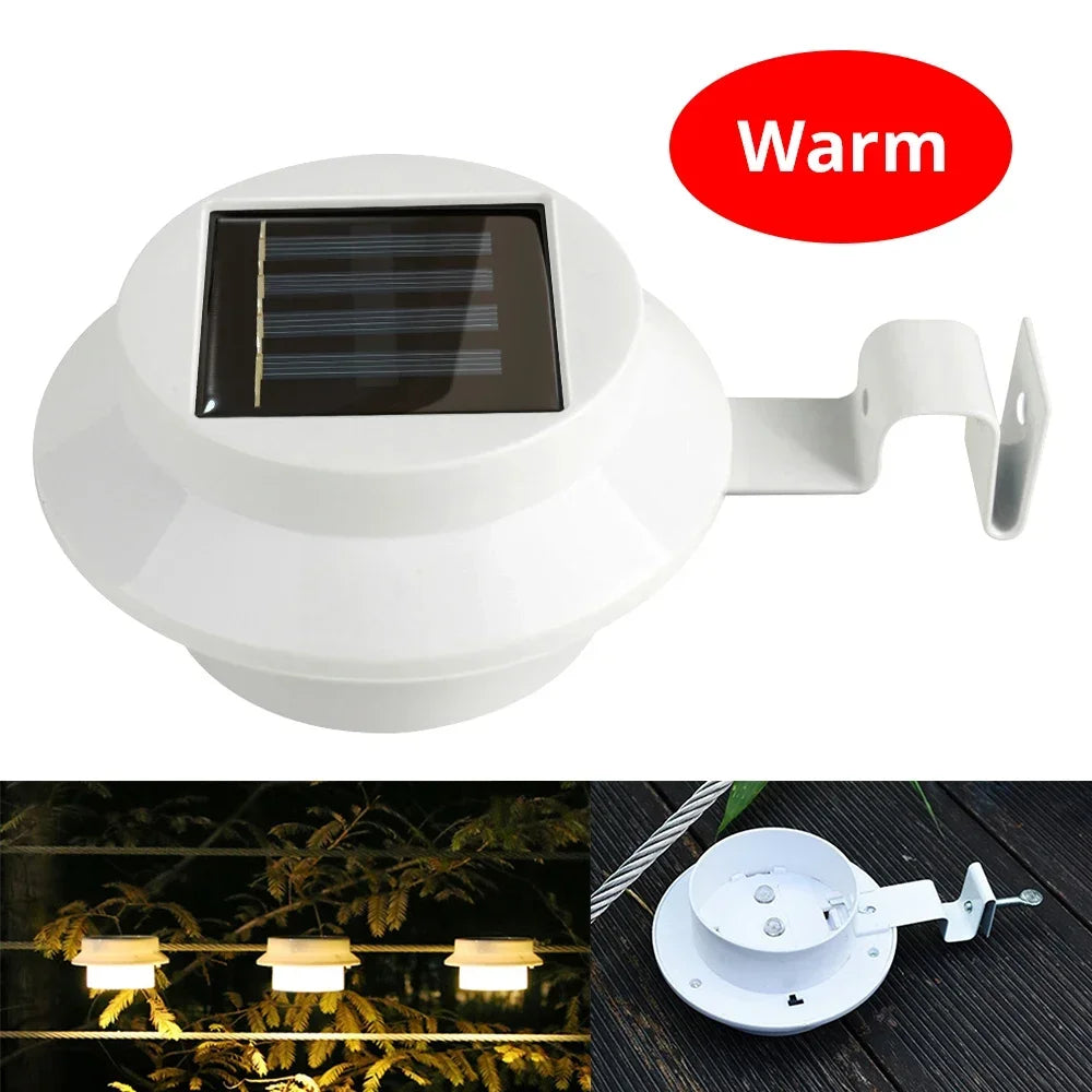 HVIERO Solar LED Garden Wall Light | IP65 Waterproof Outdoor Lamp