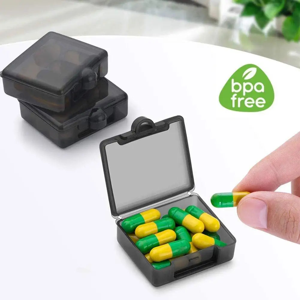 Portable Small Pill Box Daily Mini Pill Organizer Travel Box Carry With Medicine You Portable Storage Pocket Box Pill B8K8 Oasis Select