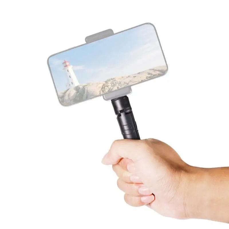 1pc Mini Tripod Gimbal Small Desktop Tabletop Simple Stand Foldable Hand Grip For Phone Camera Stabilizer Tiny Accessories Oasis Select