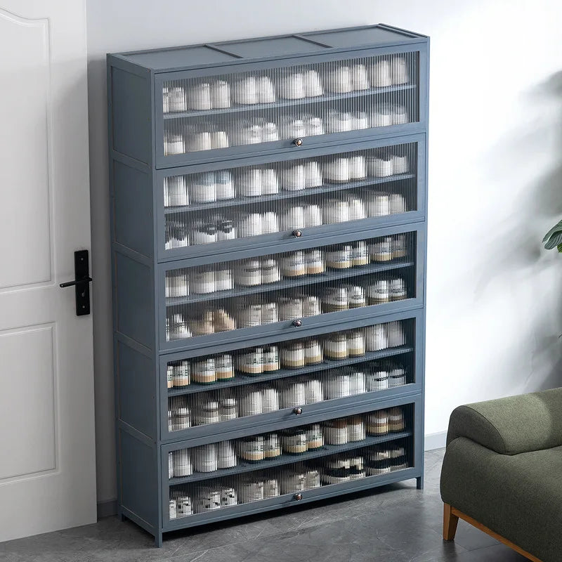 Shoe cabinet door, household door, shoe rack, multi-layer simple and large-capacity storage, indoor entry, dormitory Oasis Select