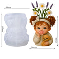 3D Baby & Dog Silicone Mold – DIY Resin, Candle & Gypsum Craft