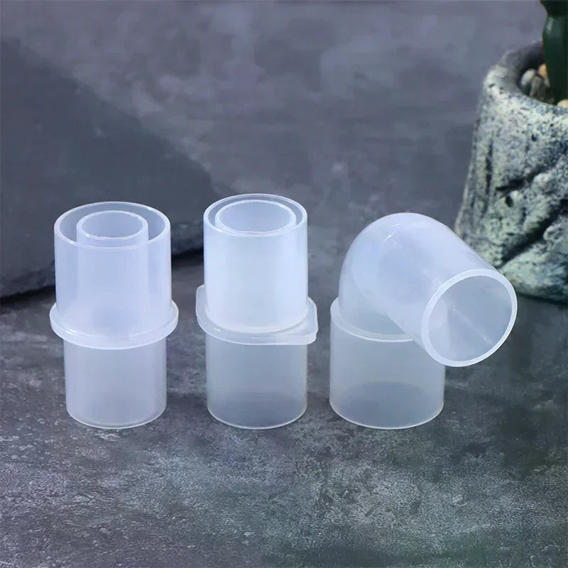 15mm to 22mm Veterinary Breathing Circuit Straight Connector PP