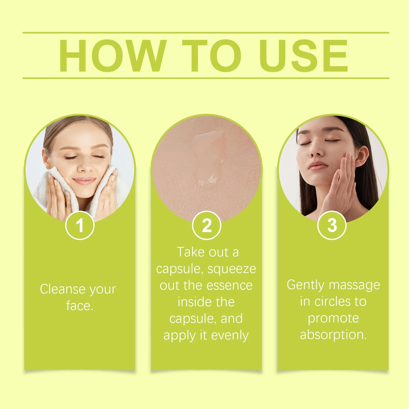 EELHOE Vitamin E Face Serum Capsules – Brighten & Firm 60pc Face Serum Capsules Oasis Select