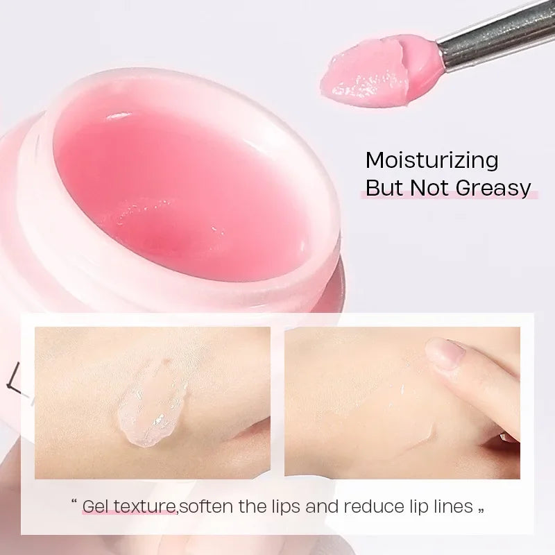 Laikou Sakura Lip Mask 8g Overnight Treatment Hydrating Moisturizing Repair Dry Chapped Lips Nourishing Care Peel Off Oasis Select