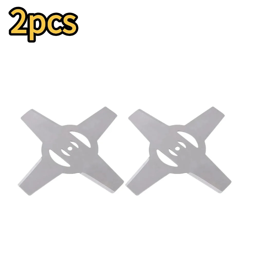 150mm Universal Stainless Steel Grass Trimmer Blade 3/4T Brushcutter Trimmer Blade Oasis Select 2pcs