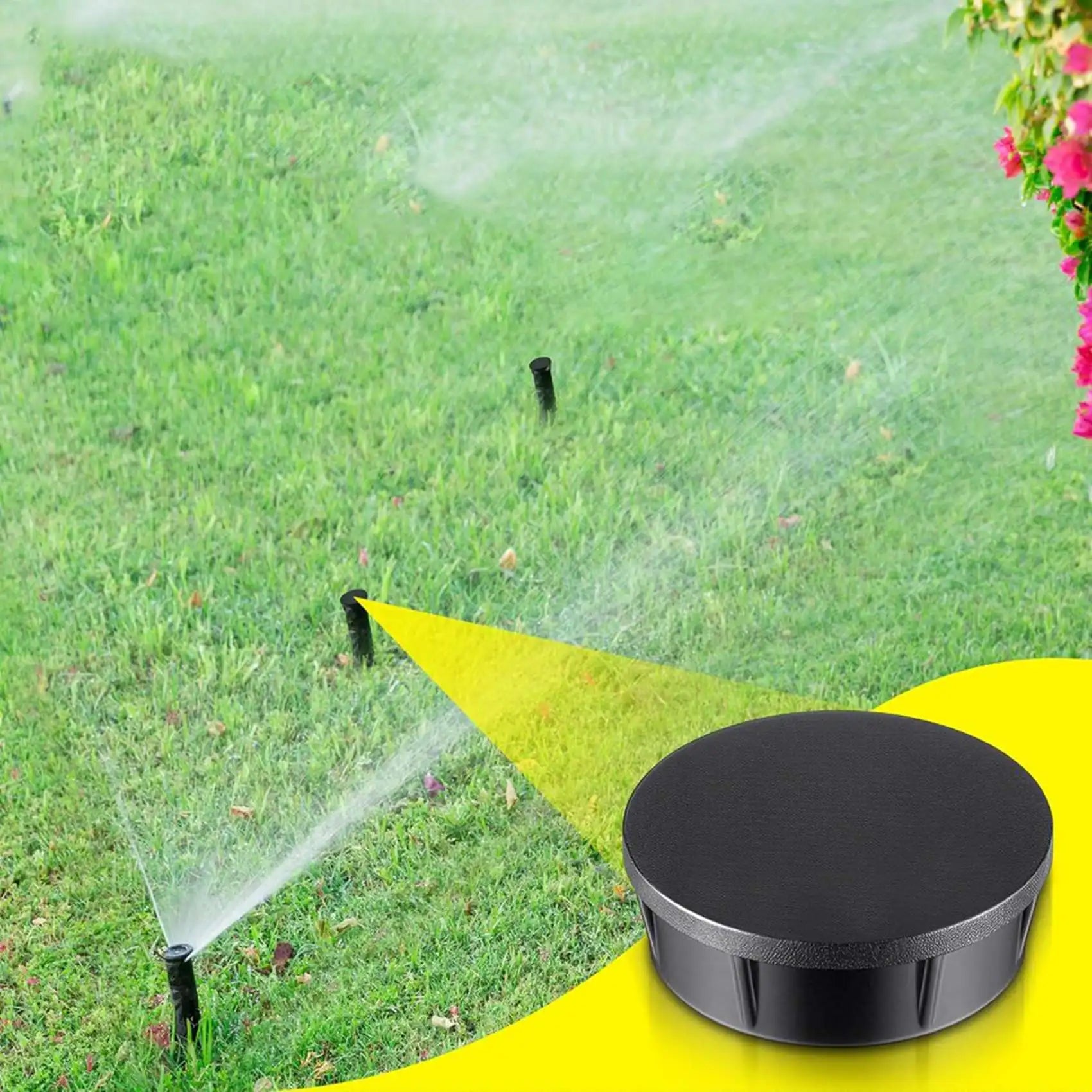 2026-WISH 10 Pack Sprinkler Head Cap For Hunter Pro Spray Sprinklers, Spray Shut Off Cap,Black Spray Head Cap Oasis Select