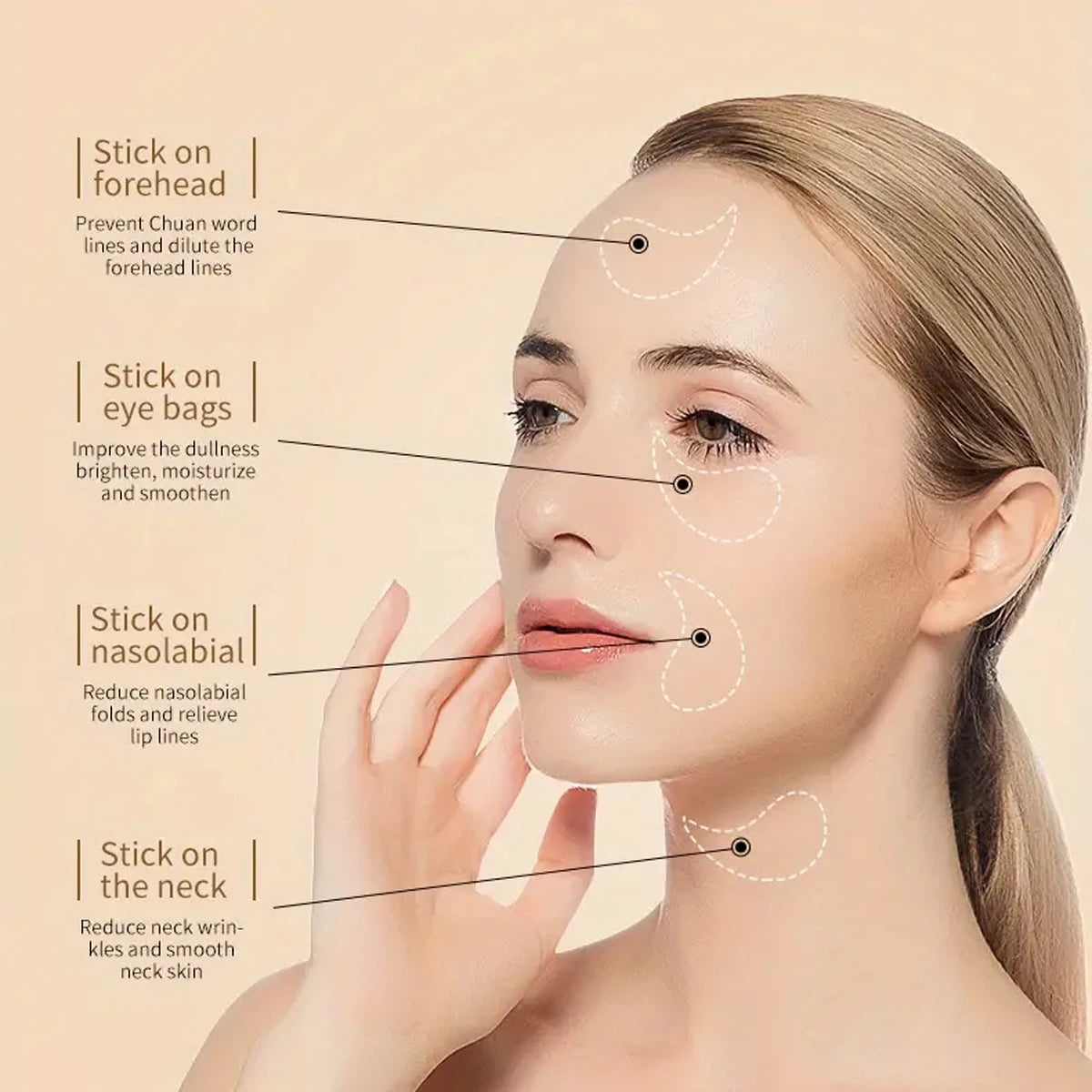 60pcs Aloe Vera Collagen Eye Mask Anti Dark Circles Removal Eyes Bags Moisturizing Firming Eye Patches Eyes Skin Care Products Oasis Select