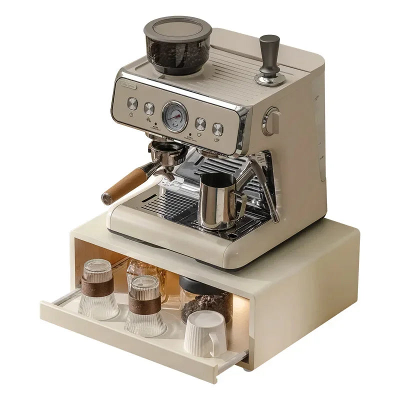 Multi-functional Capsule coffee display stand, water bar ins wind table, tea bag storage box, coffee machine base, drawer rack Oasis Select