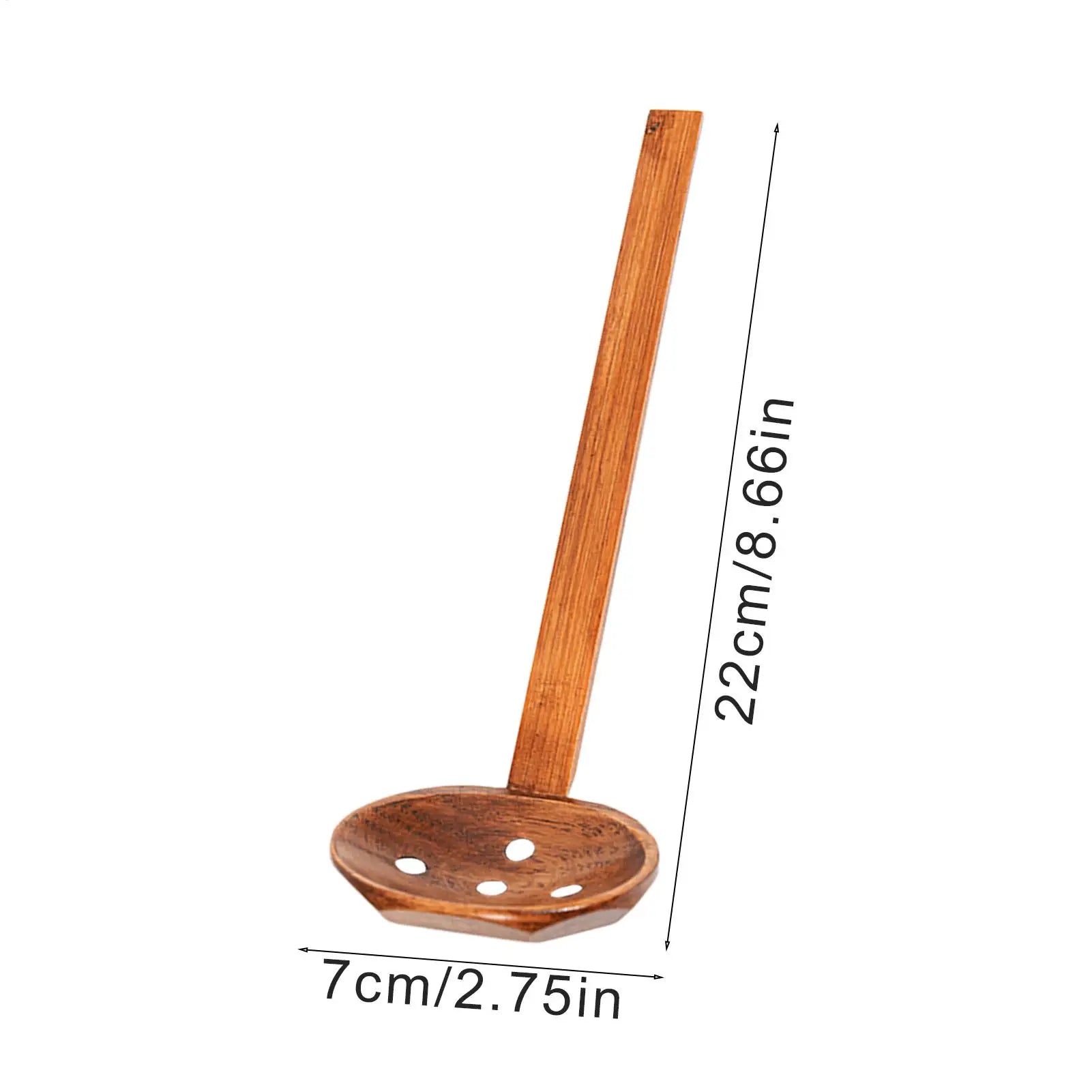 Wooden Ramen Spoons Japanese Long Handle Soup Serving Spoon Wooden Table Spoon Japanese Tasting Spoons for Home Cafe Hotel Oasis Select