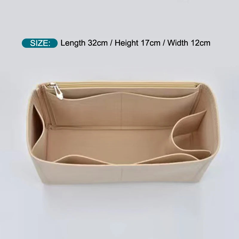 Felt Purse Organizer Insert – Bag Shaper & Storage Liner