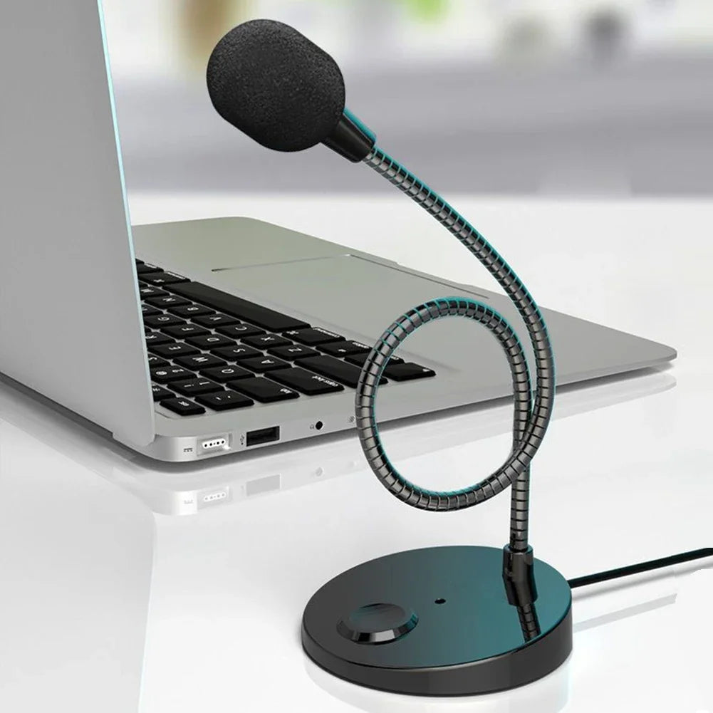 Fanmuran USB & 3.5mm Desktop Condenser Microphone for PC