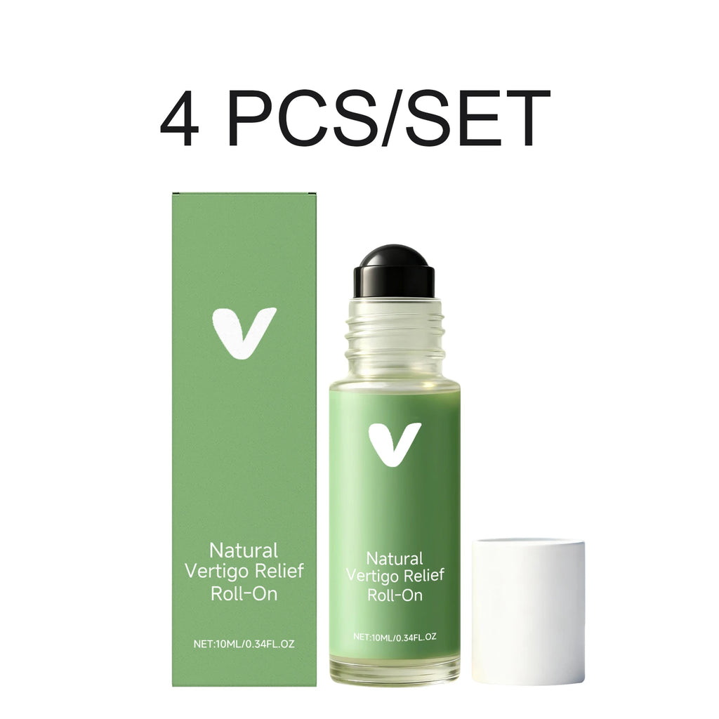 Soothing Roll On Oil Cooling Massage Oil Temple Ear Massage Natural Formula Portable Daily Relaxation Unisex Essential Oil 10ml Oasis Select 4 PCS 10ml