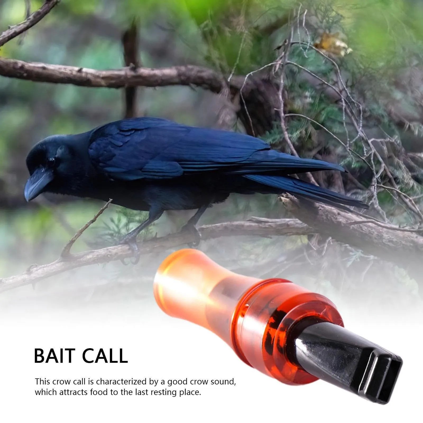 Crow Call Hunting Whistle – Realistic Decoy Bird Caller Hunting Decoy Whistle Oasis Select