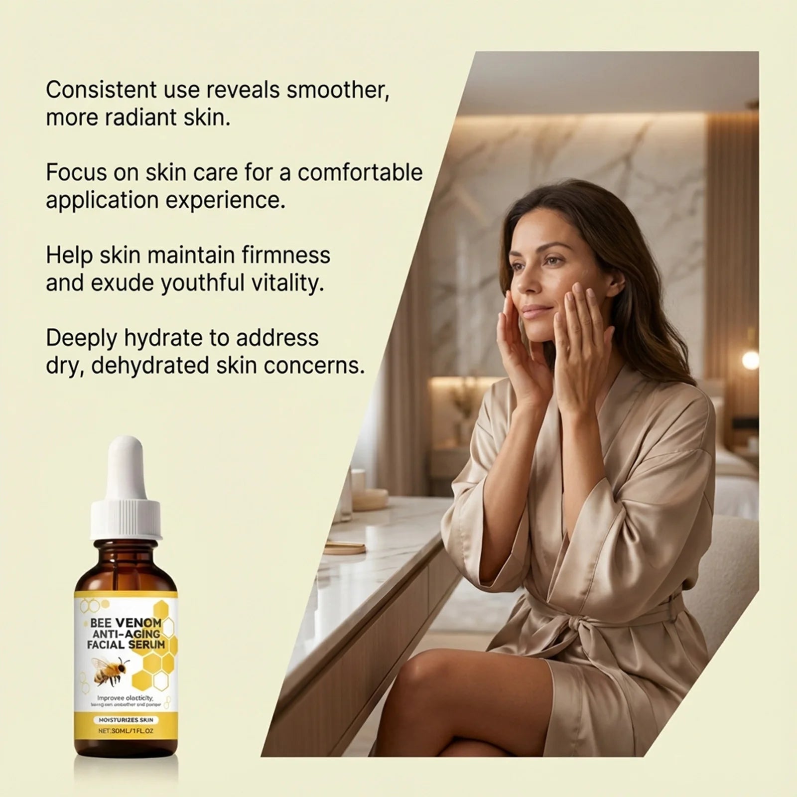 Hoygi Bee Venom Firming Face Serum – Anti-Aging & Hydration Anti-Aging Face Serum Oasis Select