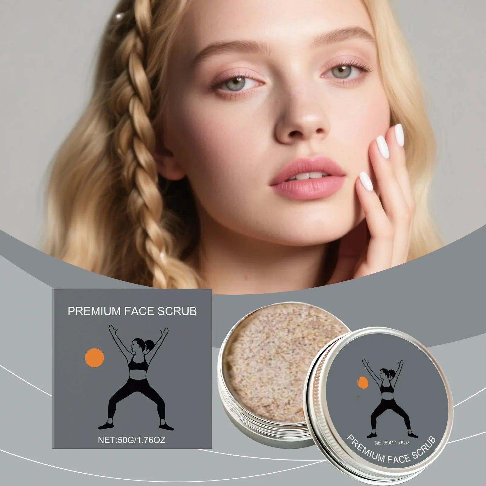 Facial Moisturizing Scrub – Pore Cleansing & Brightening Facial Scrub Oasis Select