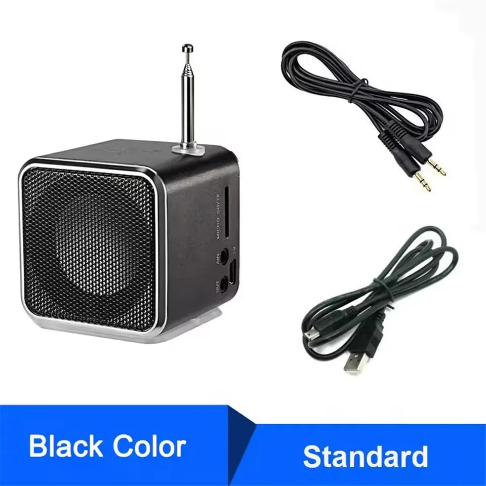AyeBeau Mini Bluetooth 5.0 Speaker – FM Radio & MP3 Player