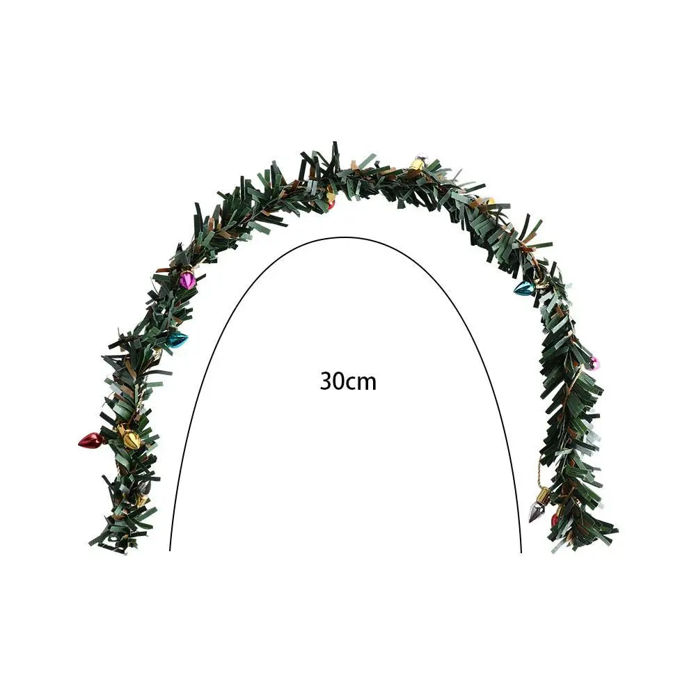 Simulation Dollhouse Lights Stripes Mini 1:12 Mini Lights Stripes Miniature 30CM Pine Branch Lights Stripes DIY Oasis Select