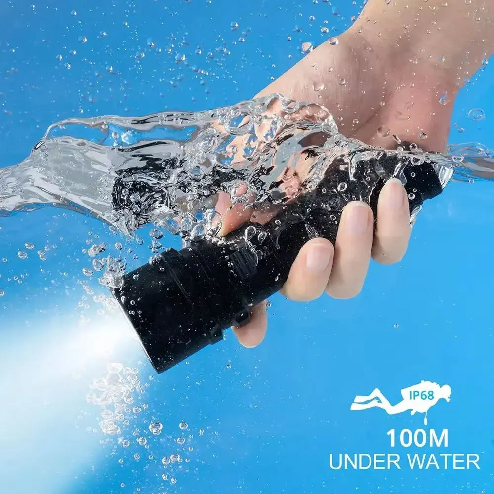 ESMARTER IP68 Diving Flashlight 1000LM – 100m Waterproof