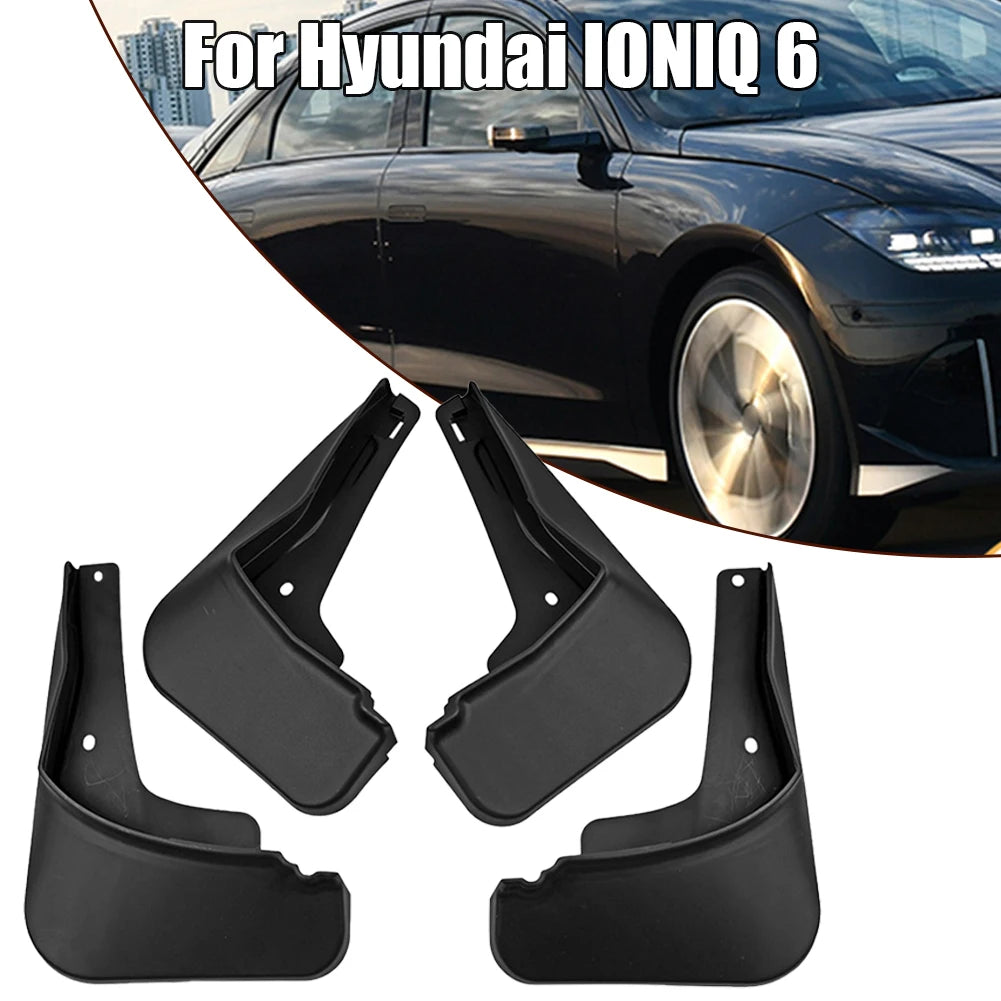 4PCS ABS For Splash Guards for Hyundai 6 2022+ Mud Flaps Designed to Limit Tire-Thrown Debris and Enhance Visual Cohesion Oasis Select