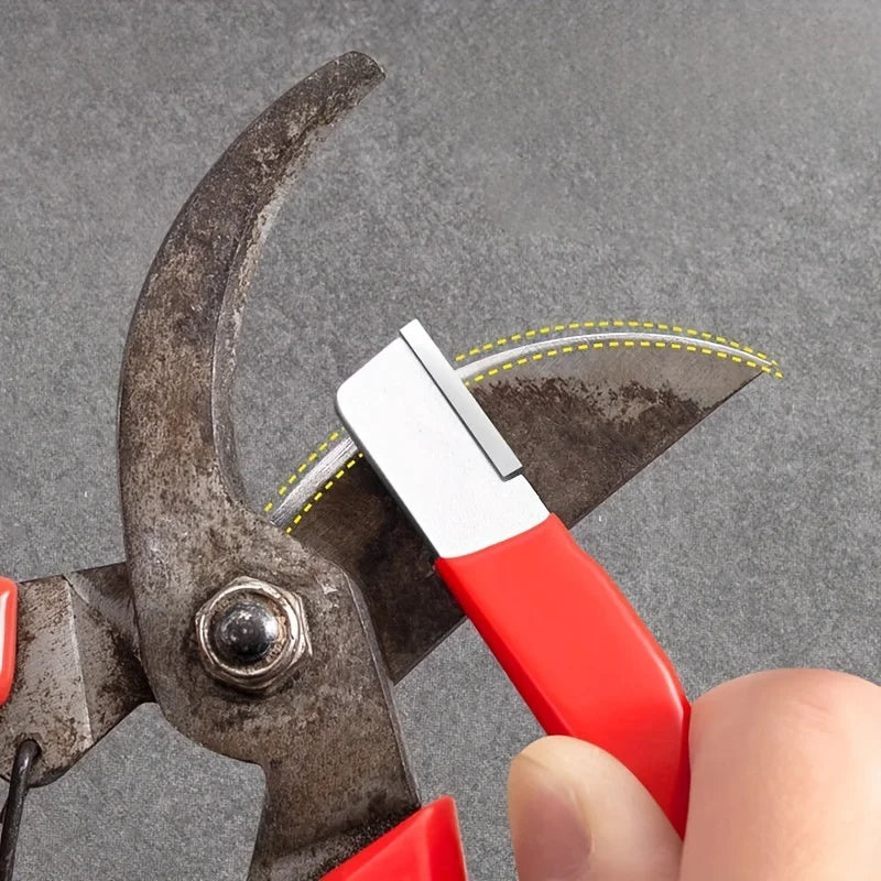 Professional Kitchen Knife Sharpener - Tungsten & Diamond Ceramic Sharpening Stone For All Blades, Including Garden Shears Oasis Select