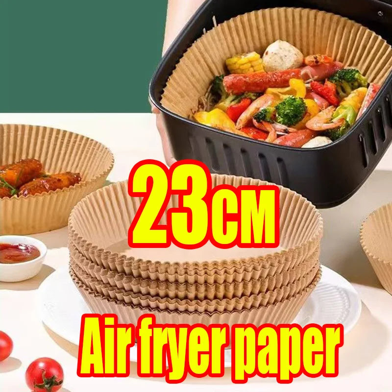 Air Fryer Liner Fryer Air Accessories Aerogrill Parchment Disposable Liner Non-Stick Parchment Baking Oven Paper Accessories Oasis Select