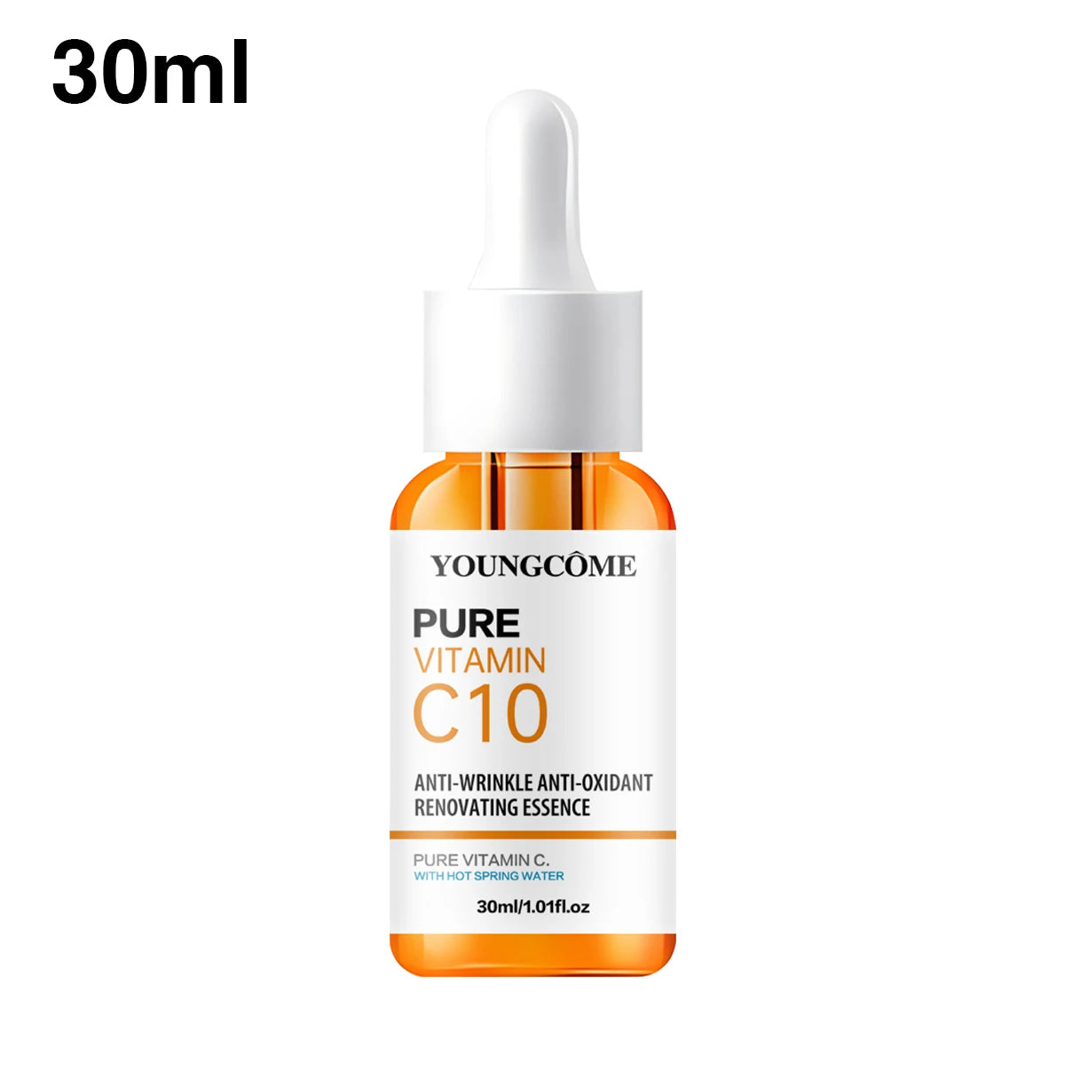 Vitamin C Facial Essence Hyaluronic Acid Dark Skin Brighten Serum Fade Fine Lines Moisturizing Repair Dull Serum Face Skin Care Oasis Select 30ml