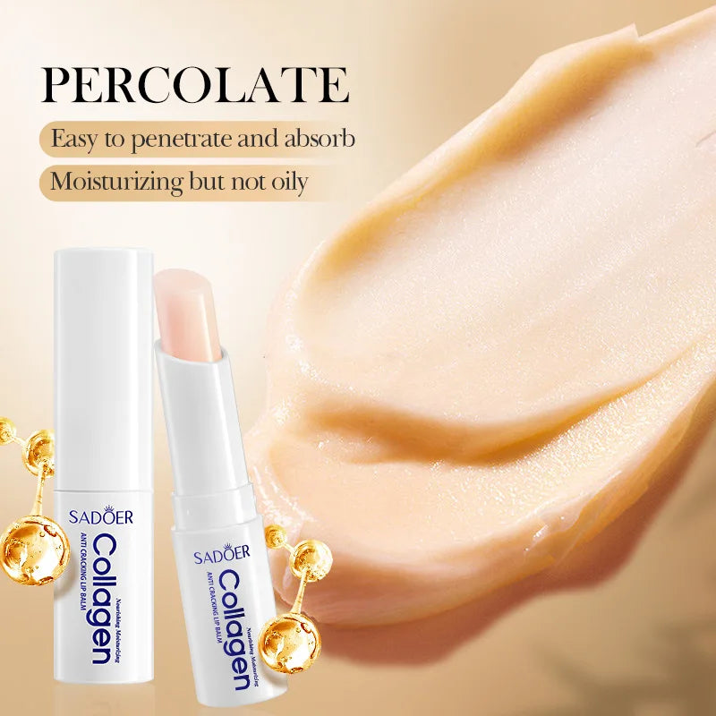 Collagen Lip Balm – Hydrating, Brightening & Nourishing