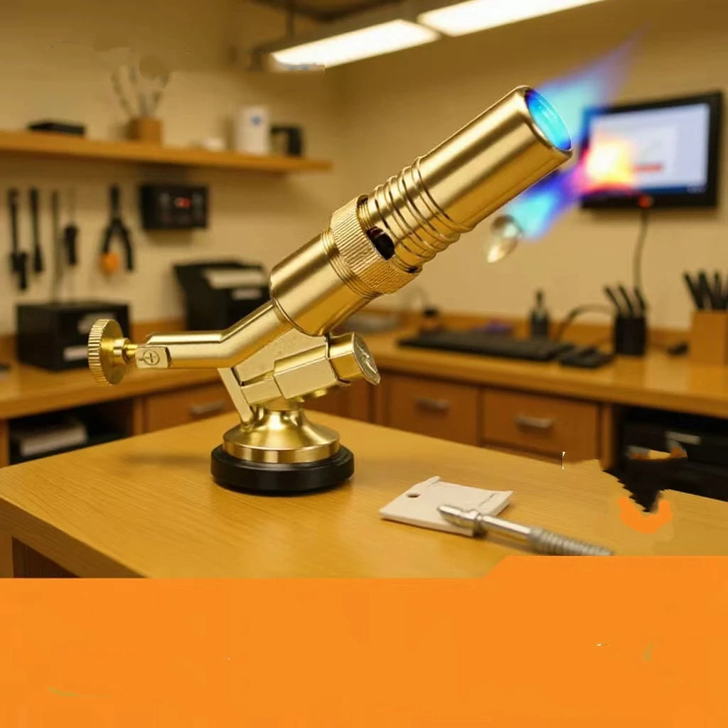 Outdoor Welding Gas Torch Flame Butane Burner Camping BBQ Lighter Flamethrower Kitchen Supplies Welding Equipment Oasis Select
