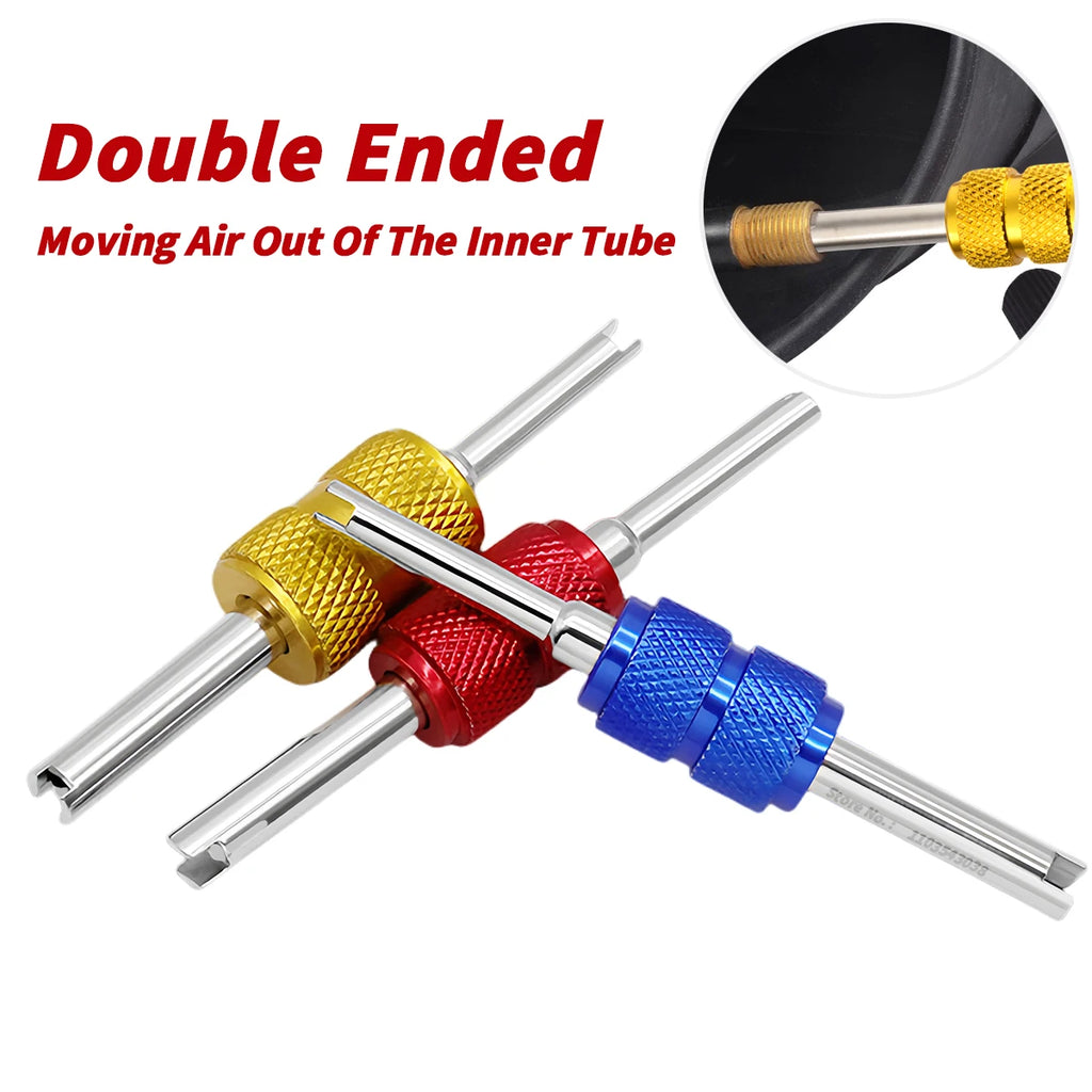 Universal Tire Valve Core Stems Remover Screwdriver Auto Truck Bicycle Wheel Repair Tool Dual Use Car Accessories Tire Remover Oasis Select