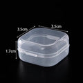 10-Pack Mini Transparent Plastic Storage Boxes | Small Organizer