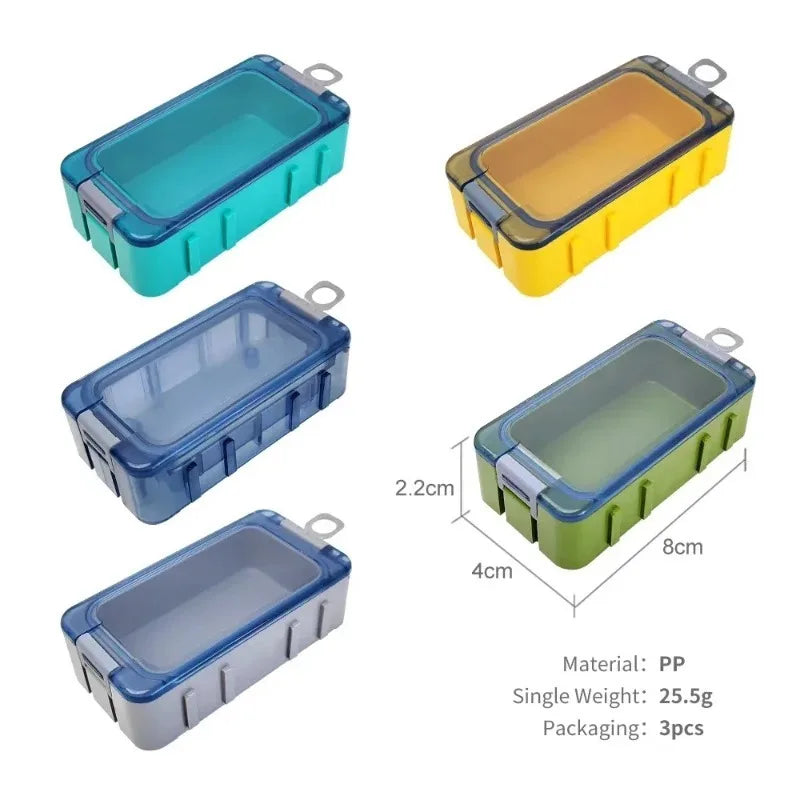 Spliceable Luminous Fishing Storage Box Mini Plastic Tackle Case for Fish Hooks Artificial Bait Sea Fishing Accessories Oasis Select