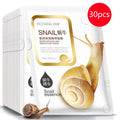 BIOAOUA Snail Essence Sheet Masks – Anti-Aging & Whitening Sheet Face Mask Oasis Select 30pcs